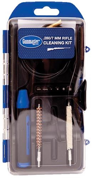 Picture of  Dac Technologies Gm7lr Gunmaster Cleaning Kit 7Mm 280 Cal Rifle Brass Bristles 12 Black/Blue Clamshell Case 761903381893
