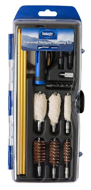 Picture of  Dac Technologies Gmsghy Gunmaster Universal Hybrid Cleaning Kit Multi-Gauge Shotgun/21 Pieces Black/Blue