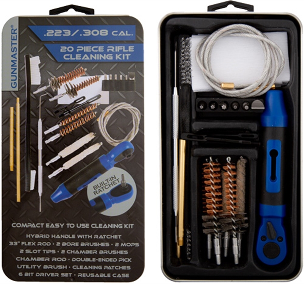 Picture of Dac Technologies Gunmaster Rifle Cleaning Kit W/Ratchet Handle 15Pcs.