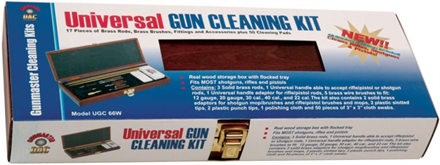 Picture of Dac Technologies Universal Gun Cleaning Kit W/Presentation Case 17Pcs. UGC66W 761903368726