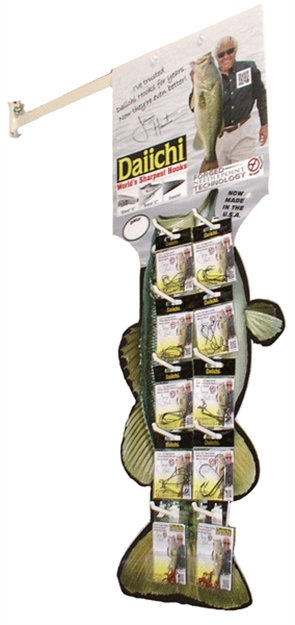 Picture of Daiichi Jimmy Houston Outrigger Hook Display , Forged/Needlepoint Treble, 88 Per Pack