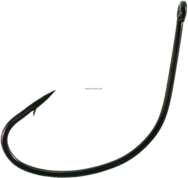 Picture of Daiichi Mighty Wide Live Bait Hook, Size 1/0, Black Nickel, 10 Per Pack