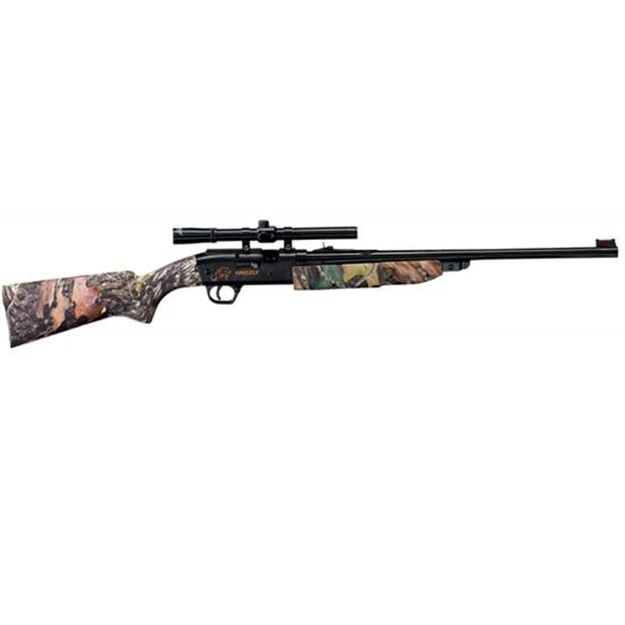 Picture of Daisy Grizzly Youth Single Pump Rifle Mobu Camo W/Scope 350 Fps 994841-423