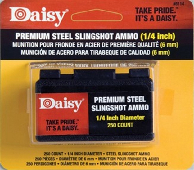 Picture of Daisy 1/4" Steel Slingshot Ammo