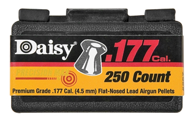 Picture of  Daisy 990257512 Precisionmax Premium 177 Lead Flat Nose 250/Box 039256002575