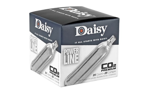 Picture of  Daisy 997025604 Powerline Co2 Cylinder 12Gram 25/Pack 039256070253