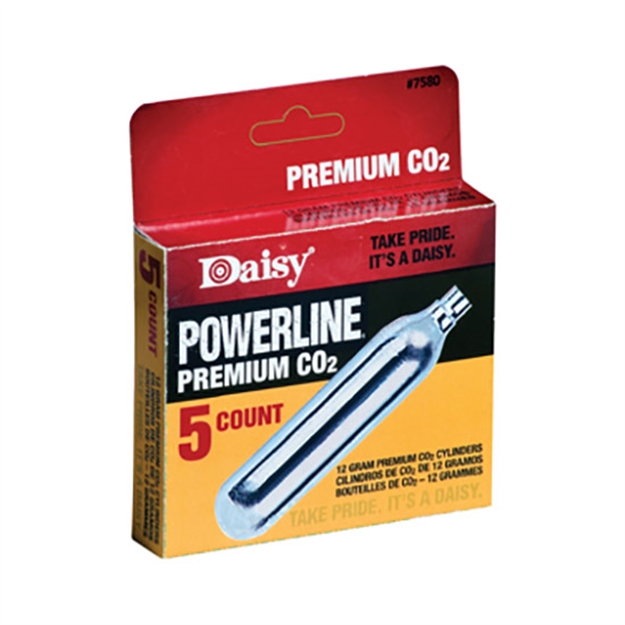 Picture of  Daisy 997580611 Powerline Co2 Cylinder 12Gram 5/Pack 039256075807