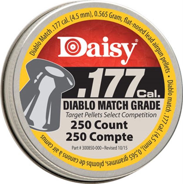 Picture of Daisy Match 177 Pellet 250-Count 10-Pack Case 985357-406 039256203576