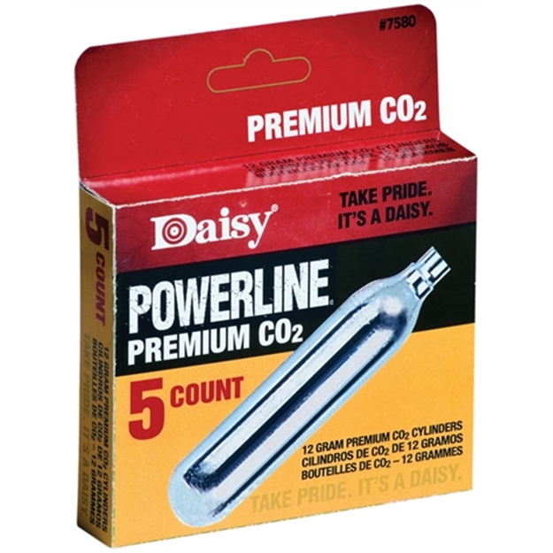 Picture of  Daisy 997580611 Powerline Co2 Cylinder 12Gram 5/Pack