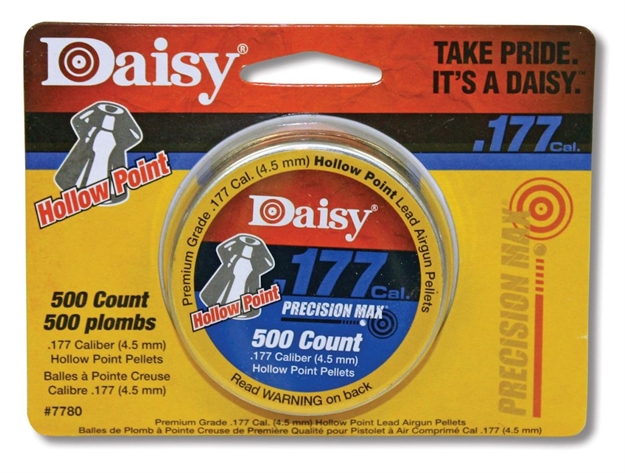 Picture of Daisy Pellets .177 Hollow Point 500Ct 7780