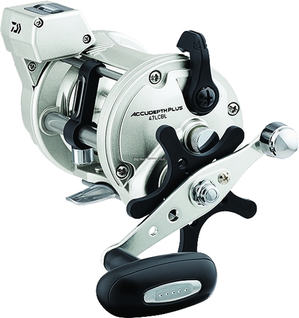 Picture of Daiwa Accudepth Plus-B Line Counter Reel, Left Hand, 1Bb, 4.2:1 Ratio, Alum Spool, Braid 40/480, 50/380