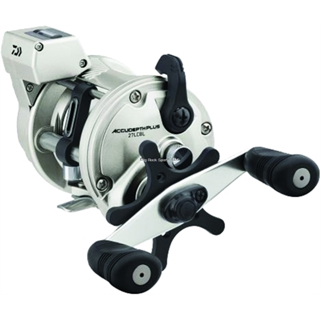 Picture of Daiwa Accudepth Plus-B Walleye Special Line Counter Reel, Lh, 1Bb, 4.2:1, Alum Spool, Braid 40/300, 50/240, Dual Paddle Handle