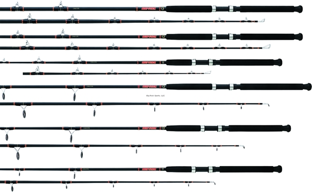 Picture of Daiwa Beefstick BT Conventional Boat Rod, 6', 1 Pc, Mod., Med, 1-2 OZ Lures, 12 LB - 40 LB Line, 8 Guides