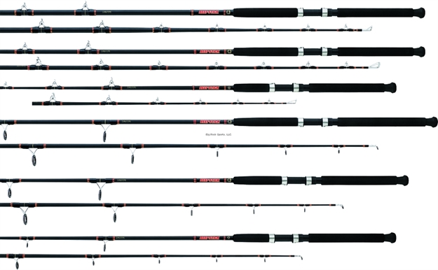 Picture of Daiwa Beefstick BT Conventional Boat Rod, 6'6", 1 Pc, Mod., Med Hvy, 1-5 OZ Lures, 15 LB - 50 LB Line, 8 Guides