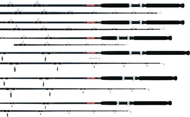 Picture of Daiwa Beefstick-Sf Cast Rod, 10', 2 Pc, Mod., Med Hvy, 1-6 OZ Lures, 14 LB - 40 LB Line, 8 Guides