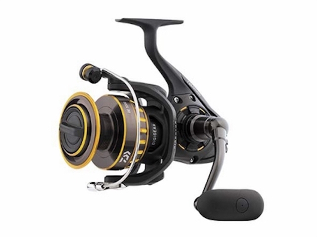 Picture of Daiwa Black Gold (Bg) Saltwater Spinning Reel 2500, Front Drag, 6Bb 1Rb, 5.6:1 Ratio, 10 Pound 140 Yds