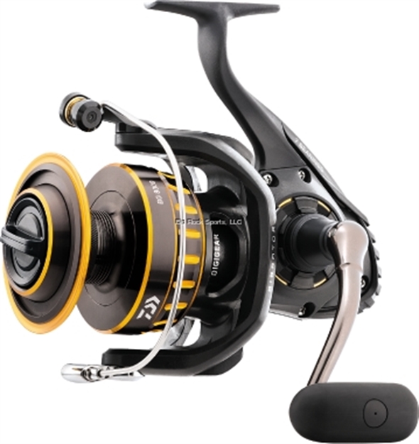 Picture of Daiwa Black Gold (Bg) Saltwater Spinning Reel 6500, Front Drag, 6Bb 1Rb, 5.3:1 Ratio, 30 Pound 260 Yds