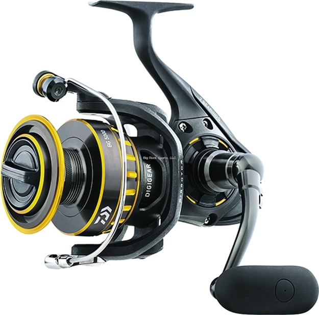 Picture of Daiwa Black Gold (Bg) Saltwater Spinning Reel 8000, Front Drag, 6Bb 1Rb, 5.3:1 Ratio, 20 Pound 550 Yds