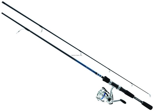 Picture of Daiwa D-Shock Pre-Mounted Spinning Combo, NO Line, 3000 1Bb Reel W/7'0" 2Pc Fiberglass Rod Med