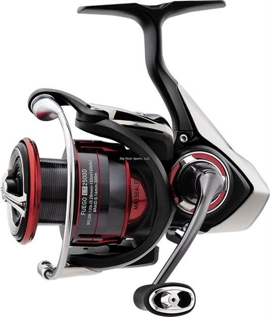 Picture of Daiwa Fuego LT Spinning Reel, Carbon Light Body, 6.2:1 Ratio, 7.2 Oz, 6Bb+1Rb, 210 Yds 10Lb Mono, Mag Sealed Body