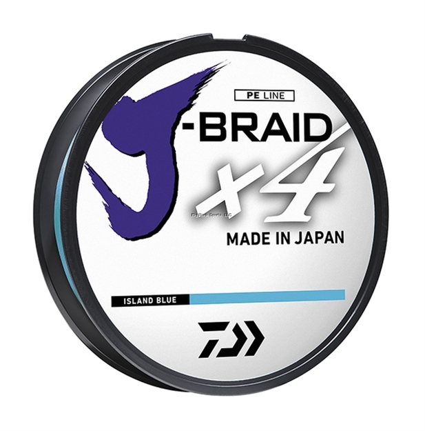 Picture of Daiwa J-Braid X4 4 Strand Braided Line 65Lb 300Yd Filler Spool Island Blue JB4U65-300IB