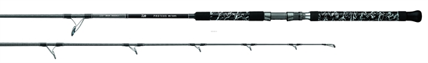 Picture of Daiwa Proteus WN Boat Rods, 7'6" Med Heavy Action, Fast Taper, Spin, Grey Camo Cosmetic, 55-100# Braid
