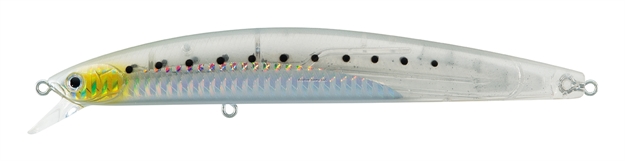 Picture of Daiwa Salt Pro Minnow, 6", 1 1/4 Oz, SZ 1 Hooks, Translucent Glow Back, Sinking