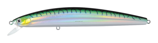 Picture of Daiwa Salt Pro Minnow-Bullet, 6", 2 1/8 Oz, 2/0 Hooks, Green Mackerel, Sinking