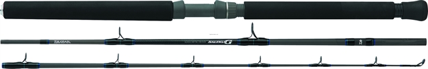 Picture of Daiwa Saltiga G Conventional Boat Rod, 7', 3 Pc, Mod., Med, 12 LB - 25 LB Line, 9 Guides