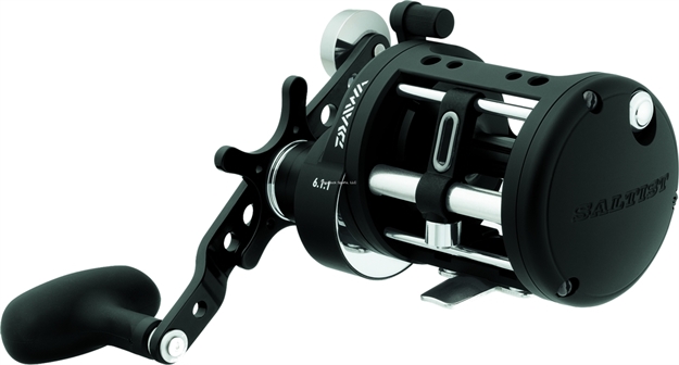 Picture of Daiwa Saltist H-C Levelwind SW Casting Reel, Rh, 4Bb + 1Rb, 6.1:1 Ratio, Alum Spool, Braid 40/260, 50/200, Mono 12/420, 14/350