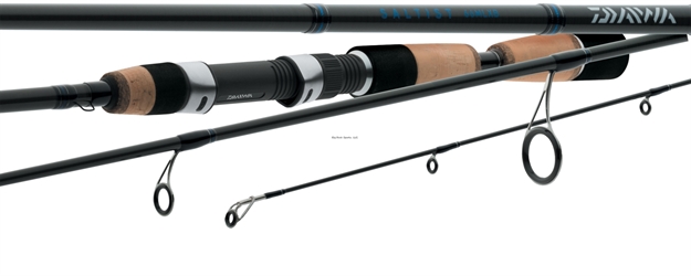 Picture of Daiwa Saltist Inshore Ne, 7'6" Med Action X-Fast Taper Spin, 1Pc, Hvf Graphite, Fuji Guides And Seat, Cork, 8-17Lb