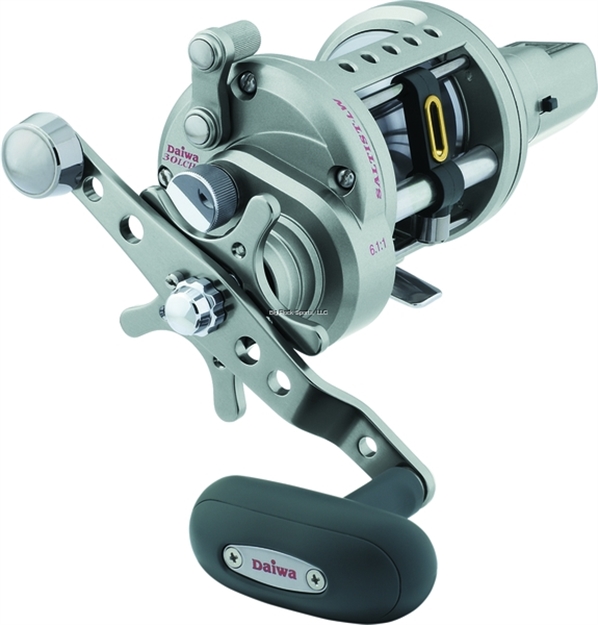 Picture of Daiwa Saltist Line Counter Reel, Rh, 4Crbb + 1Rb, 6.1:1 Ratio, Alum Spool, Braid 40/380, 50/280