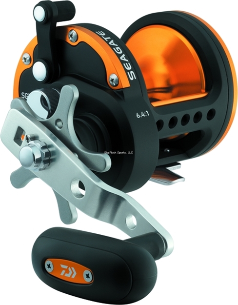 Picture of Daiwa Seagate Conventional Reel, Rh, 3Bb + 1Rb, 6.4:1 Ratio, Alum Spool, Braid 40/840, 50/630, Mono 30/350, 40/310