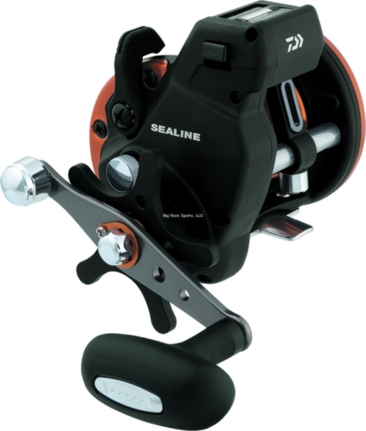 Picture of Daiwa Sealine Sg-3B Line Counter Reel, Right Hand, 3Bb, 6.1:1 Ratio, Alum Spool, Braid 40/830, 50/650, Power Handle