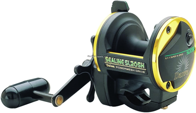 Picture of Daiwa Sealine Sl-H Conventional Reel, Rh, 4Bb, 6.1:1 Ratio, Composite Spool, Mono 14/490, 20/295