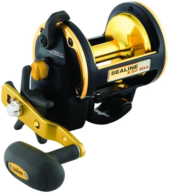 Picture of Daiwa Sealine-X Sha Conventional Reel, Rh, 3Bb, 6.1:1 Ratio, Alum Spool, Mono 14/490, 20/295