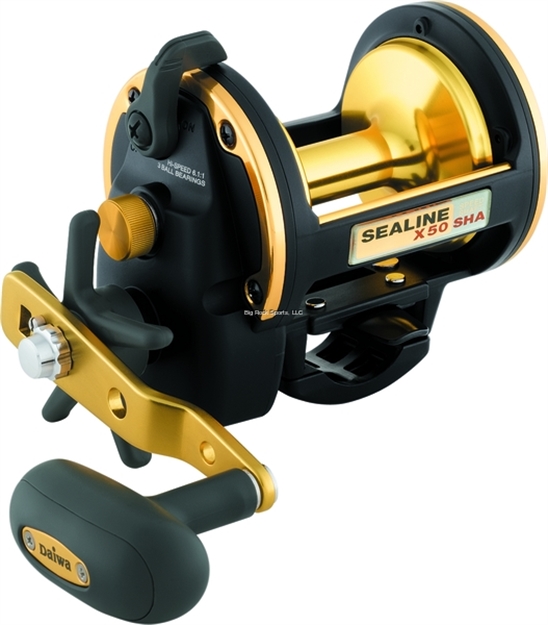 Picture of Daiwa Sealine-X Sha Conventional Reel, Rh, 3Bb, 6.1:1 Ratio, Alum Spool, Mono 30/350, 40/310