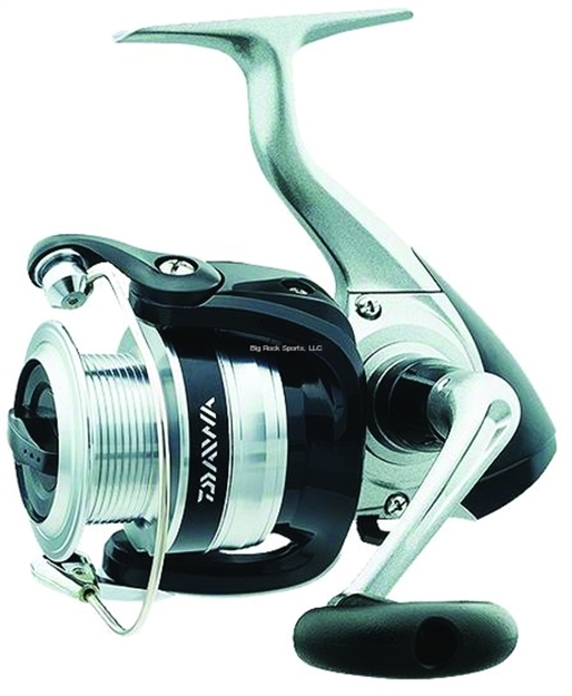 Picture of Daiwa Strikeforce-B Spinning Reel, Ambi, 1Bb, 5.3:1 Ratio, Abs Alum Spool, Mono 6/135, 8/110, 10/90, Clam Pack