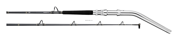 Picture of Daiwa Tanacom Deep Drop Rod, 5'6" Med Heavy, Fast Taper, 40-100Lb, Aluminium Seat And Curved Butt
