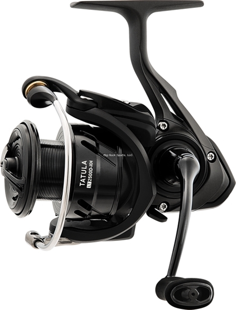 Picture of Daiwa Tatula LT Spinning Reel, Light Zaion Body, 6.2:1 Ratio, 5.8Oz, 7Bb, 220 Yds 6Lb Mono, Black Body