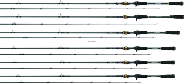 Picture of Daiwa Tatula Trigger Grip Cast Rod, 7'2", 1 Pc, Fast, Hvy, 3/8-1 1/2 OZ Lures, 12 LB - 25 LB Line, 9 Guides
