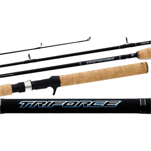 Picture of Daiwa Triforce Spinning Rod, 7', 1 Pc, Fast, Med, 1/8-3/4 OZ Lures, 6 LB - 15 LB Line, 7 Guides