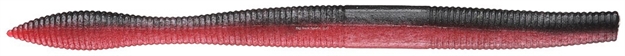 Picture of Daiwa Yamamoto Neko Fat Worm 5", Red Shad (Black And Red Laminate)