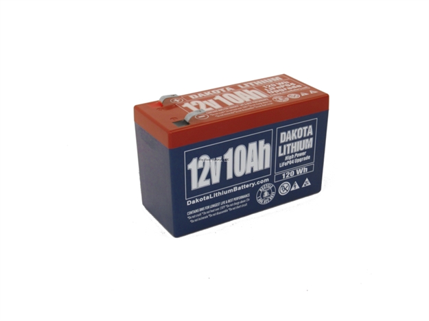 Picture of Dakota Lithium 12 Volt 10 Amp Hour Lithium Iron Phosphate Battery