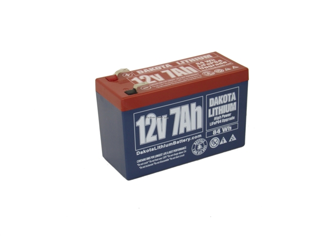 Picture of Dakota Lithium 12 Volt 7 Amp Hour Lithium Iron Phosphate Battery