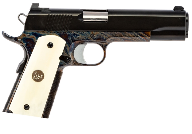 Picture of Dan Wesson 01940 Valor 9Mm Luger Single 5" 9+1 Bone Grip Color Case Hardened Steel Slide