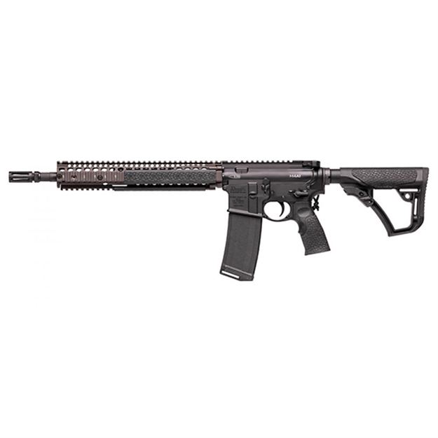 Picture of Daniel Defense 0208806027055 Ddm4 M4a1 *Ca Compliant 5.56X45mm Nato 14" 10+1 Black Hard Coat Anodized 6 Position W/Softtouch Overmolding Stock With Flat Dark Earth Handguard 02-088-06027-055 815604016605