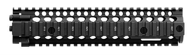 Picture of Daniel Defense 0100408020006 Mk18 Ris II Handguard 6061-T6 Aluminum Black Picatinny Rail Ar-15 9.55" Long 01-004-08020-006 815604014052