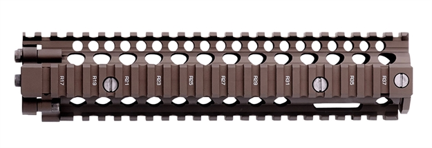 Picture of Daniel Defense 0100408020011 Mk18 Ris II Handguard 9.55" 2-Piece, Free-Floating Style Made OF 6061-T6 Aluminum With Flat Dark Earth Anodized Finish & Picatinny Rail For Ar-15 01-004-08020-011 852548002813