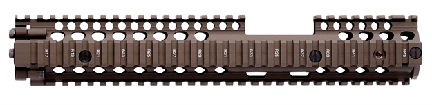 Picture of Daniel Defense 0100408030 M4a1 Fsp Ris II Handguard 12.25" 2-Piece, Free-Floating Style Made OF 6061-T6 Aluminum With Flat Dark Earth Anodized Finish & Picatinny Rail For Ar-15 01-004-08030 852548002509